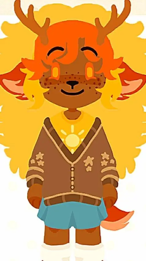 ai character: Amber  background