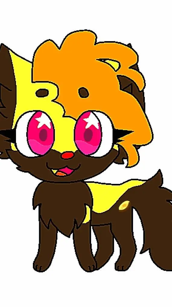 ai character: pancake Kitty  background