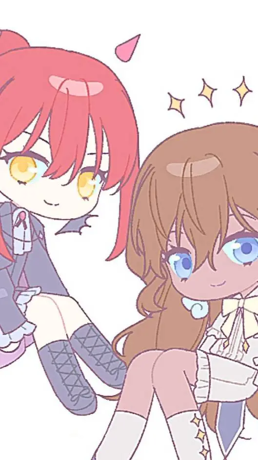 ai character: 😈🖤Kami & Sarah😇💙🌟  background