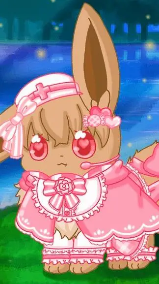 ai character: Sugar the Eevee background