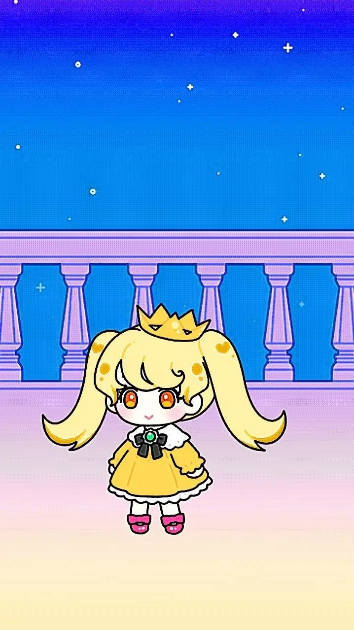 ai character: princess Daffodil background