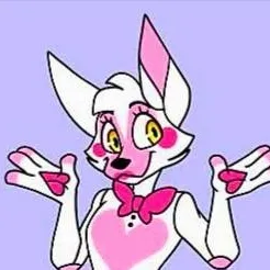 chat with ai character: Mangle (toy foxy!)