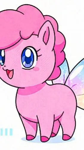 ai character: PonyPuffmon!  background