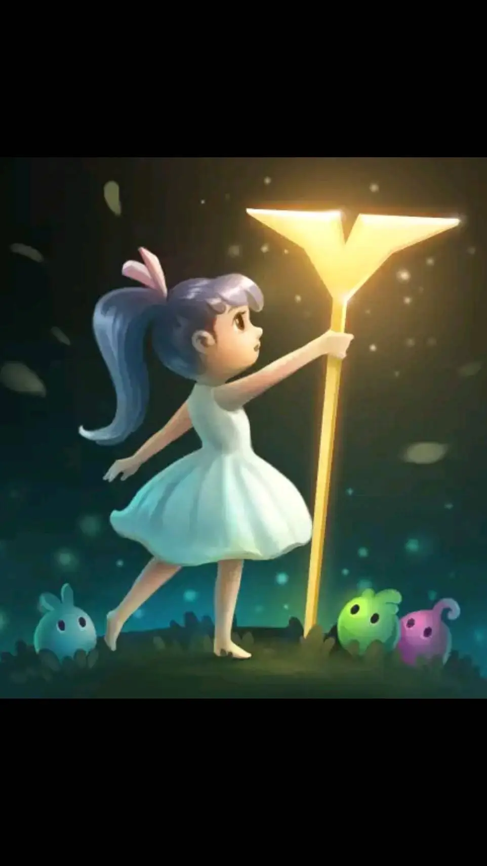 ai character: Gleam 🌟 background