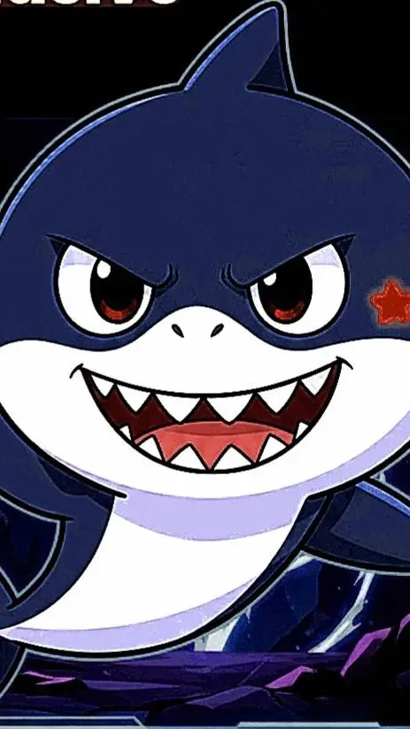 ai character: ShadowSharkmon  background