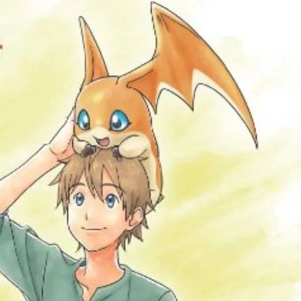 chat with ai character: Tk & Patamon 🌟💚👼