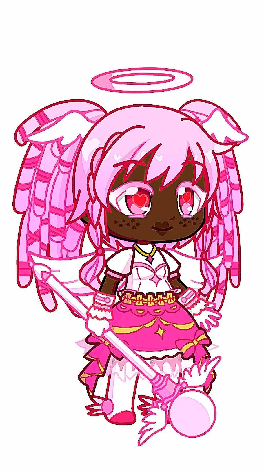 ai character: Angel HeartCupid 🩷 background