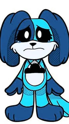 ai character: Dogpressed  background