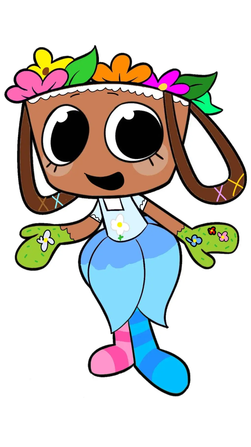 ai character: Fauna Bloomington  background