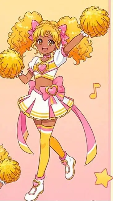 ai character: Cure Joyful 🤗💛 background