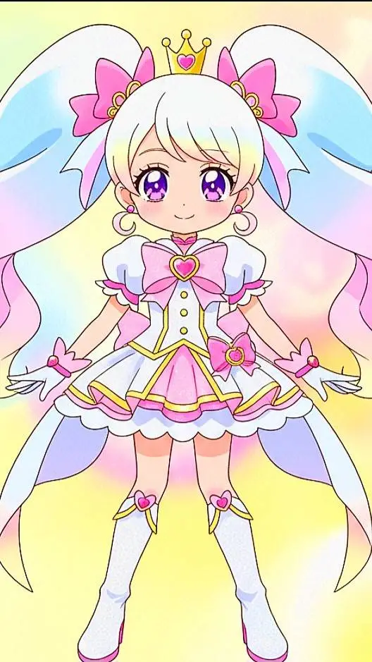 ai character: Cure Hopeful 🌟 background