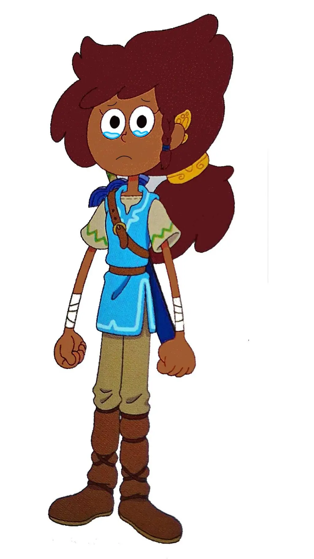 ai character: Anne Boonchuy (💙)  background