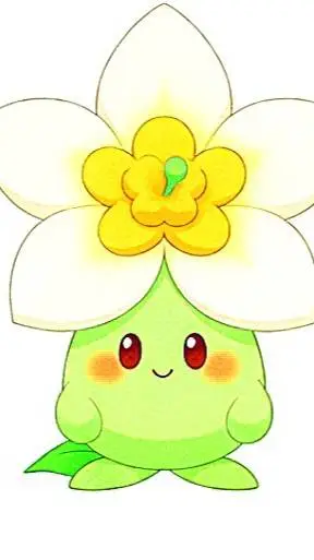 ai character: Daffodilmon 🏵 background