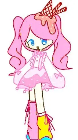 ai character: Confette  background