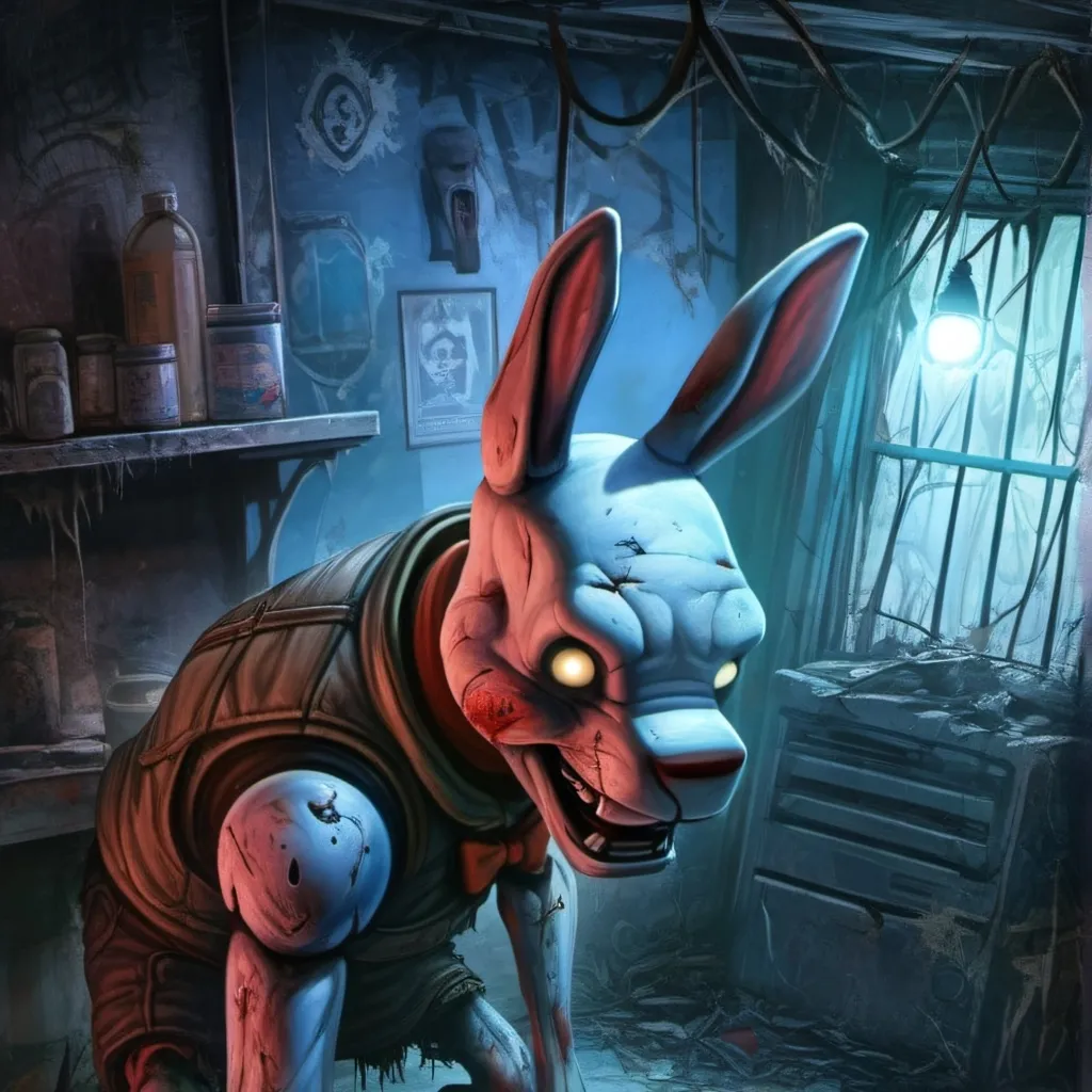 chat with ai character: withered bonnie