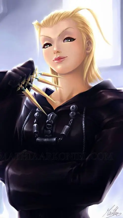 ai character: Larxene  background