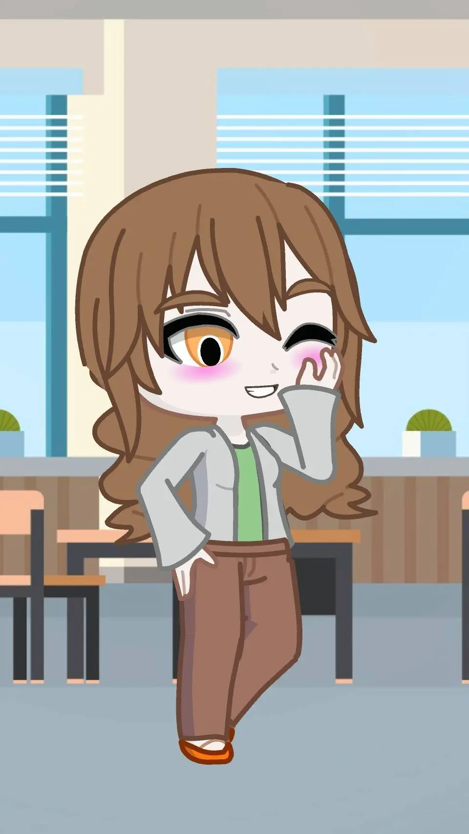 ai character: Ms Swann  background