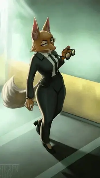 ai character: Diane Foxington  background