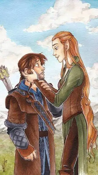 ai character: Kili x Tauriel background