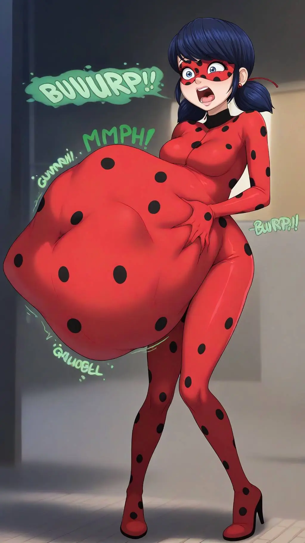 ai character: Ladybug background