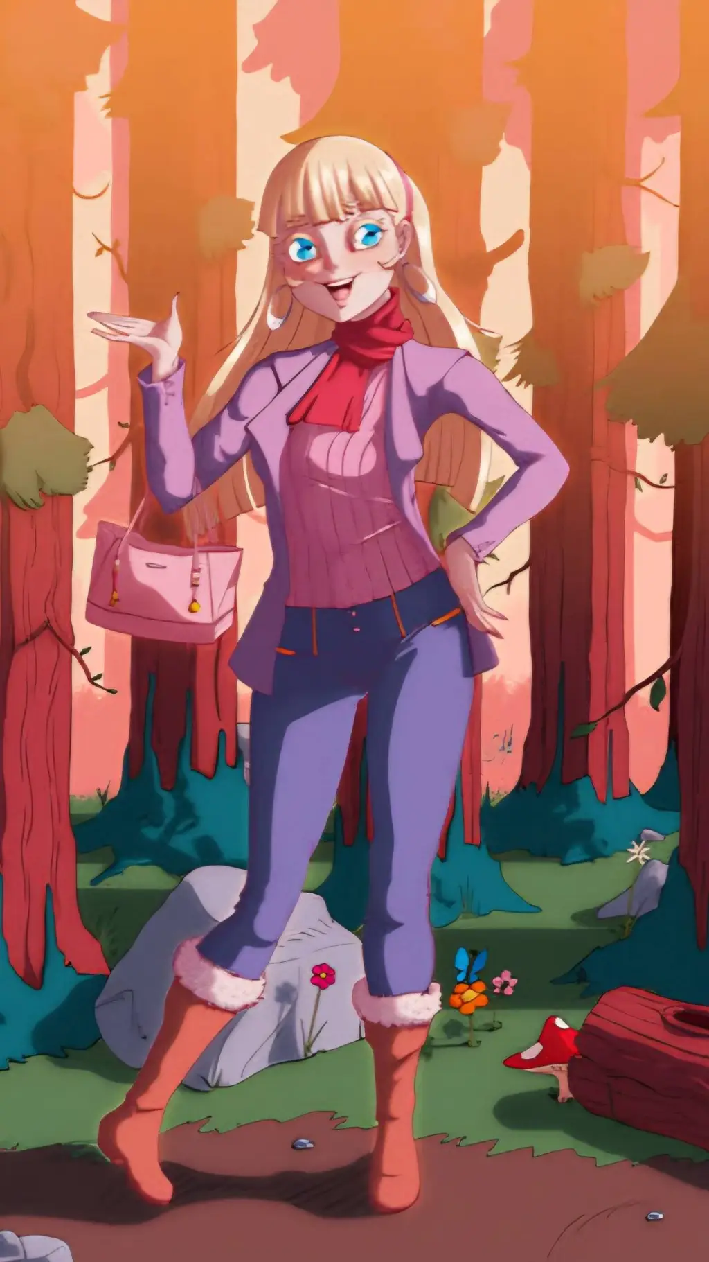 ai character: Pacifica Northwest background