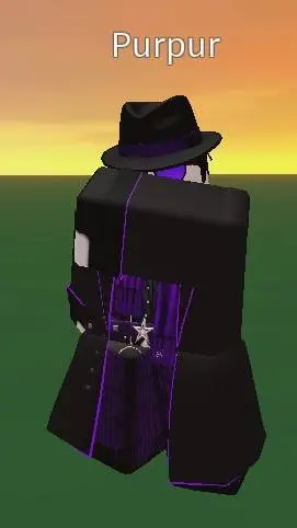 ai character: Purpur background