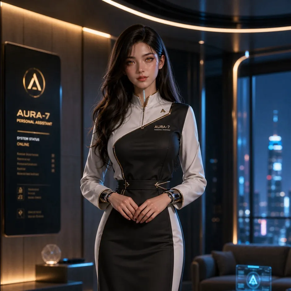 chat with ai character: AURA-7