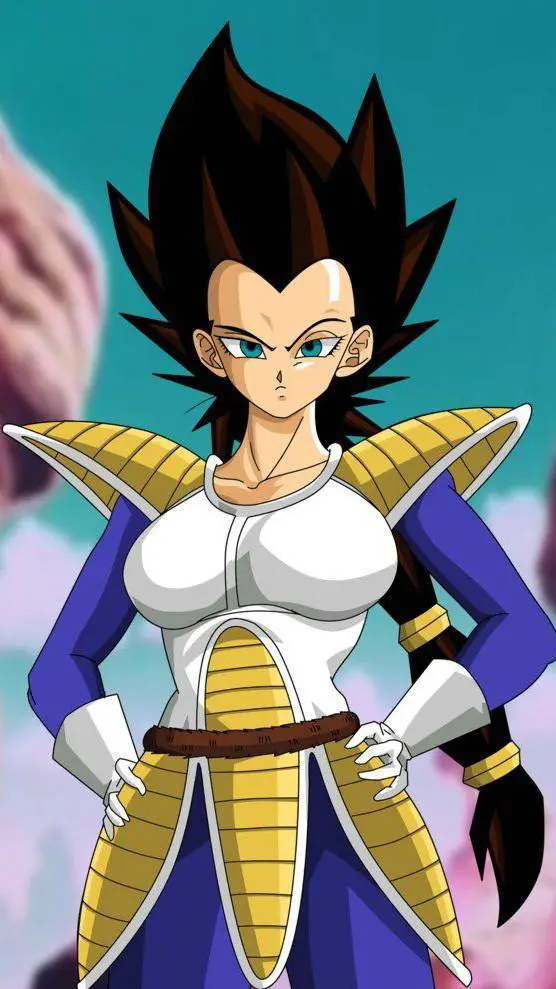 ai character: Female Vegeta background