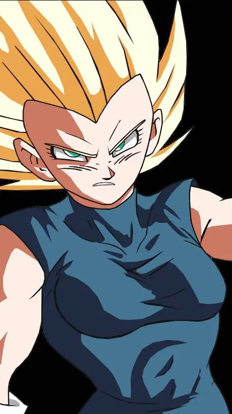 ai character: Female Vegeta background