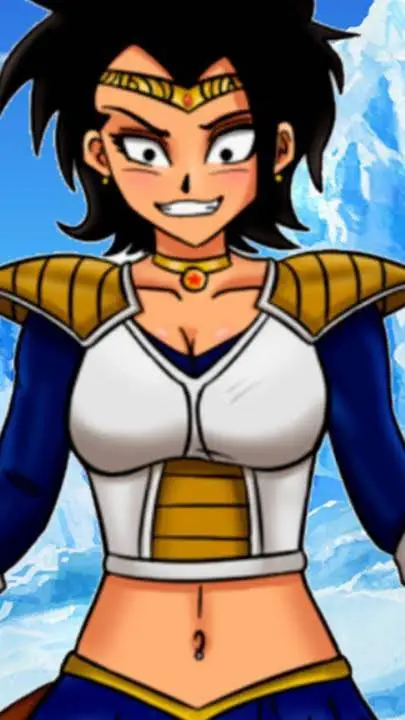 ai character: Female Vegeta background