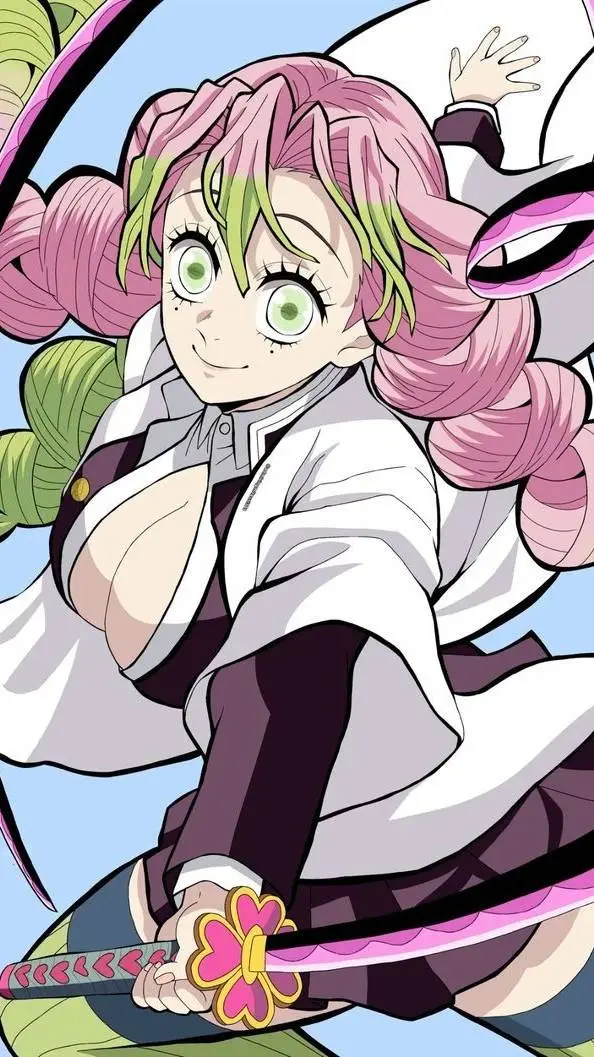 ai character: Mitsuri Kanroji background