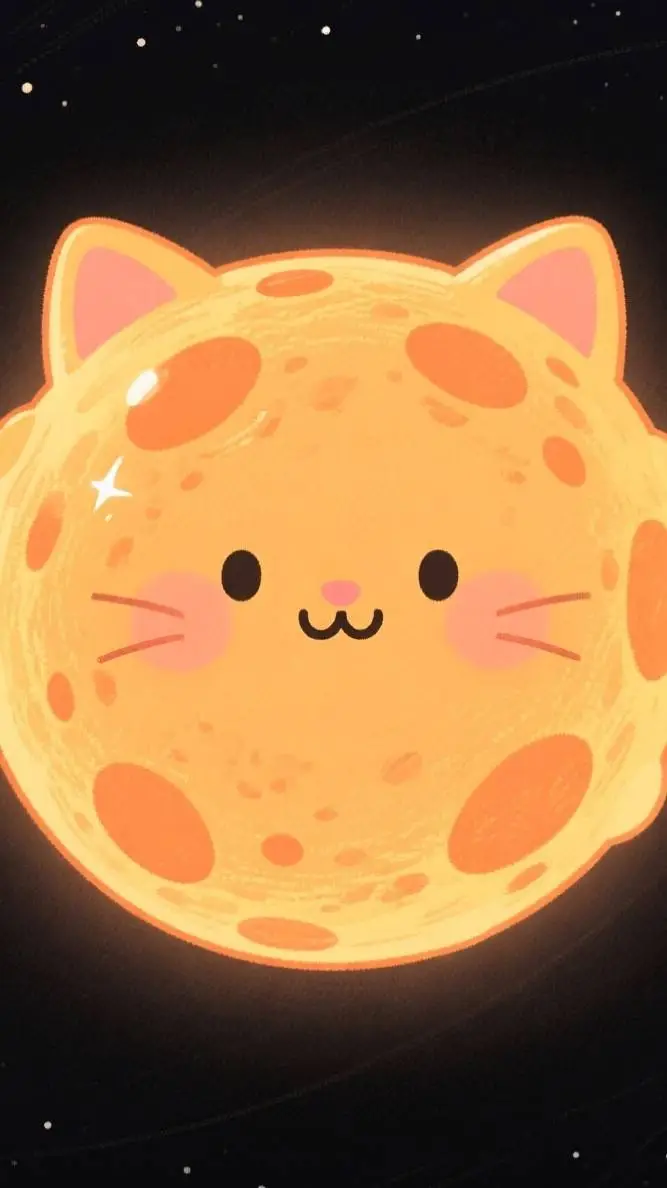 ai character: K Type Cat Star background