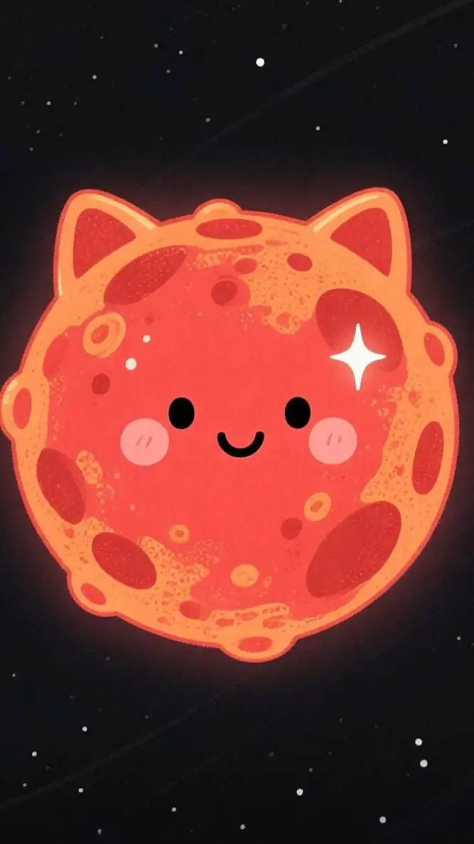 ai character: M Type Cat Star background