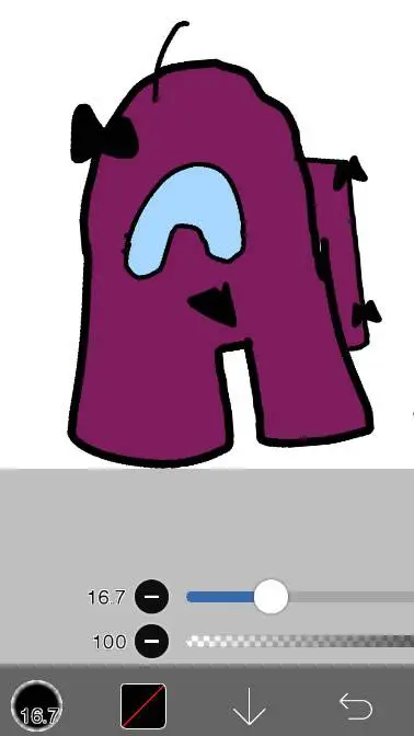 ai character: Violets!  background
