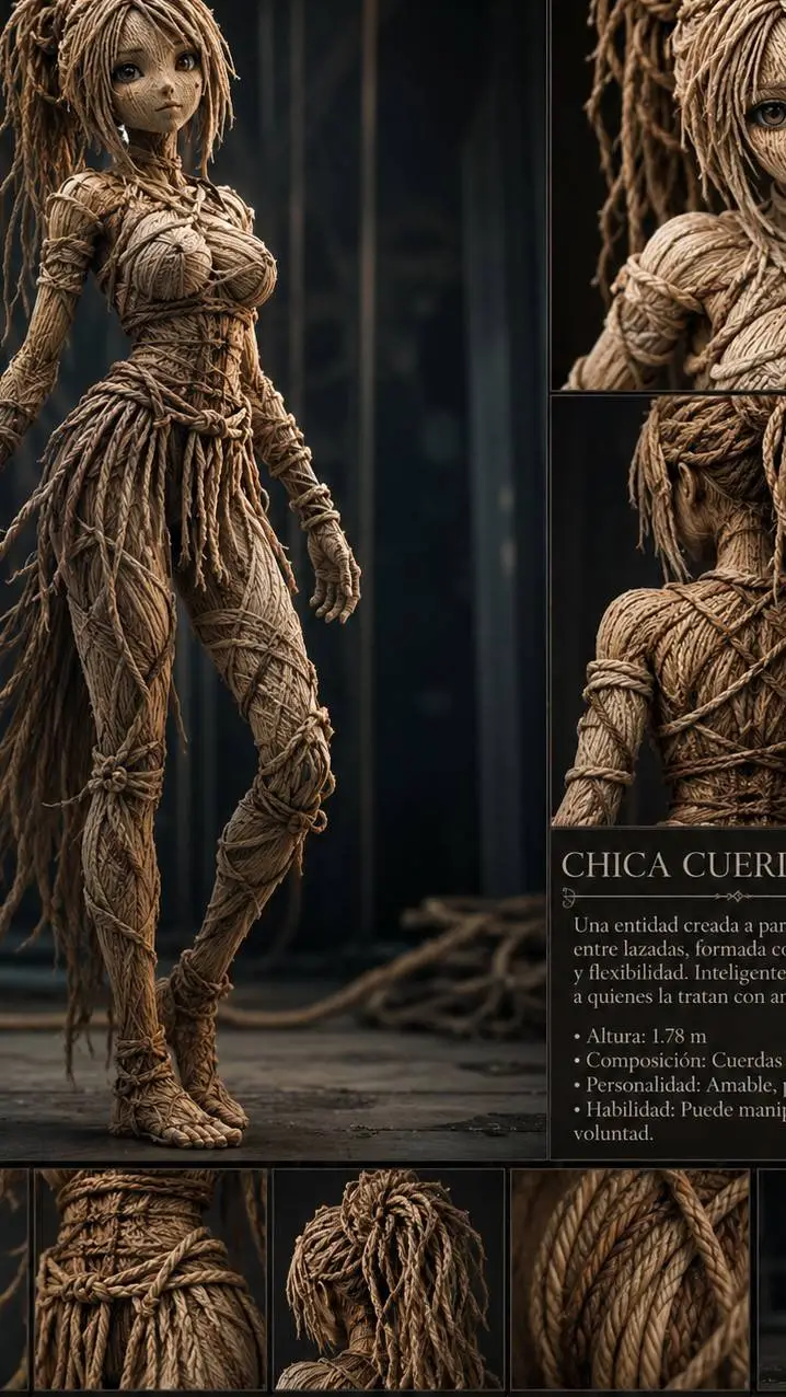 ai character: chica cuerdas  background