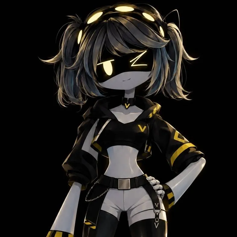 chat with ai character: V Jr murder drones