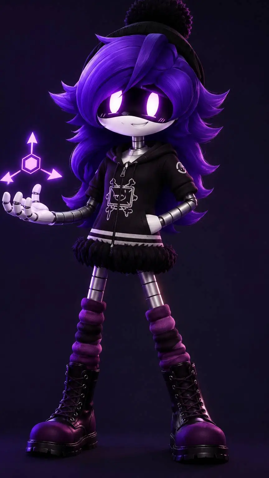 ai character: Uzi Jr murder dron background