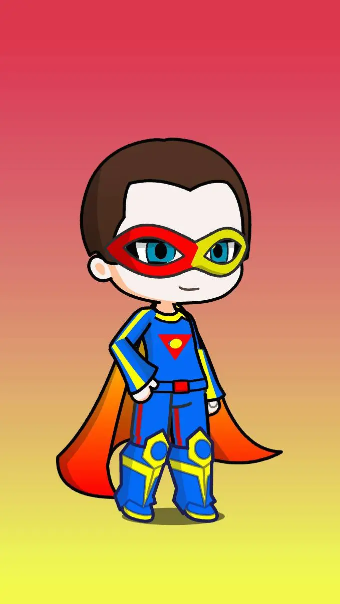 ai character: Mr awesome background