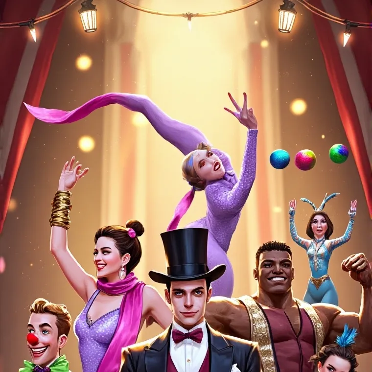 chat with ai character: circus lovers