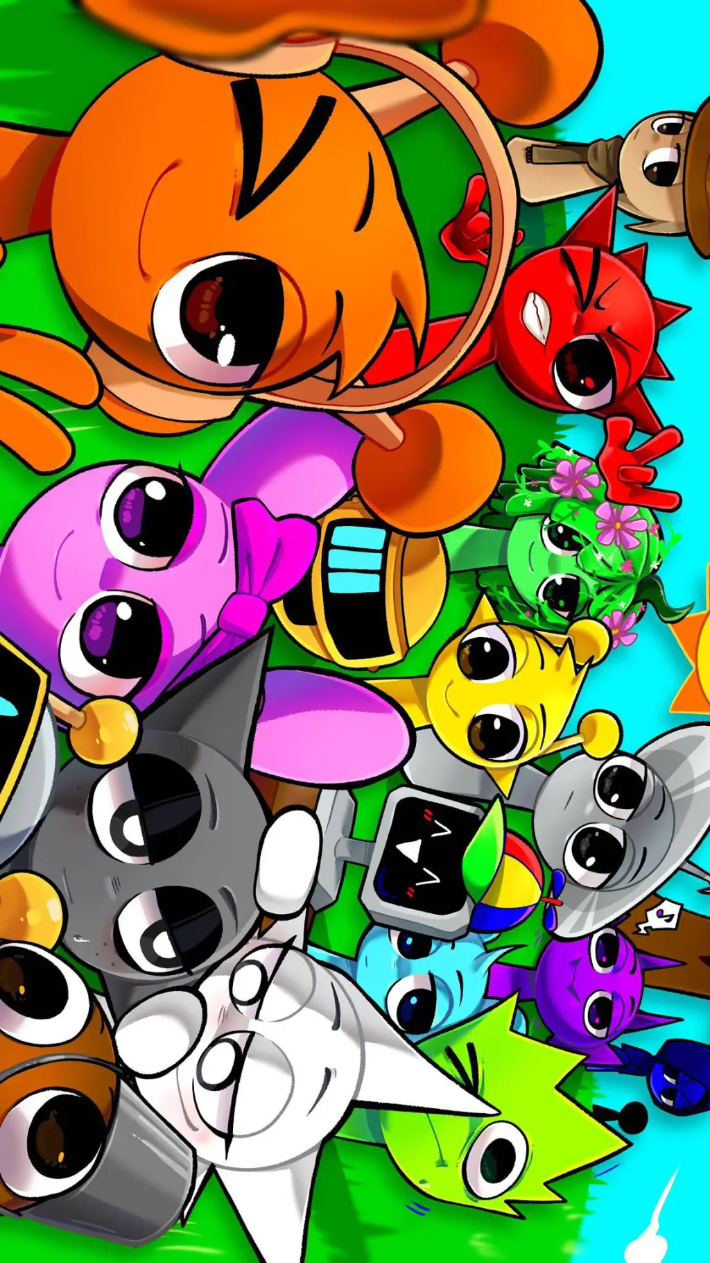 ai character: 🌈Sprunki pt 1🌈 background