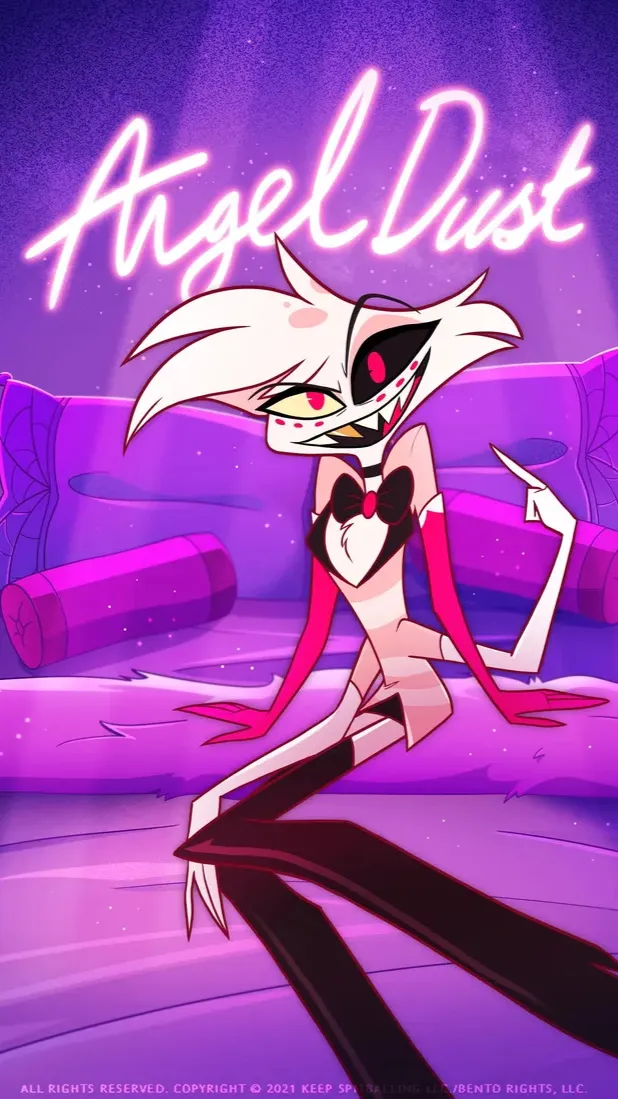 ai character: Angel Dust background