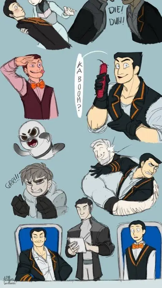 ai character: penguins Madagasca background