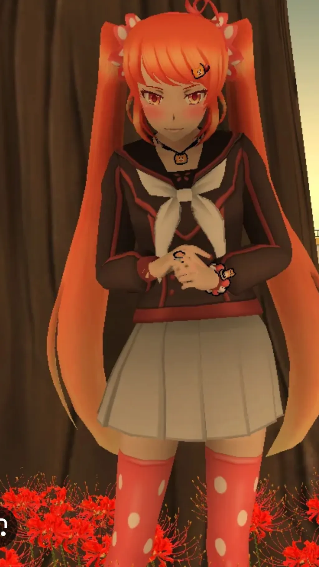 ai character: Osana  background