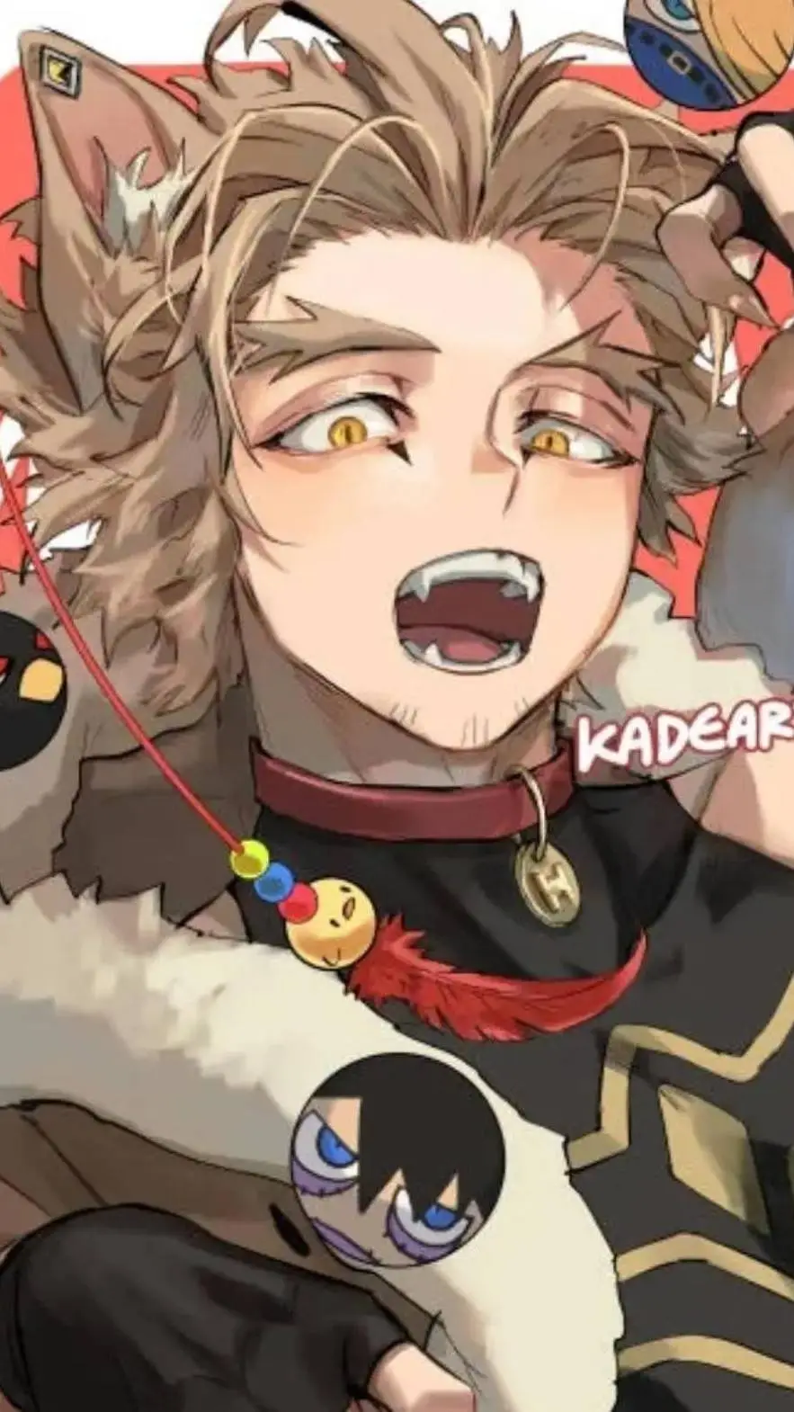 ai character: Hawks wolf  background