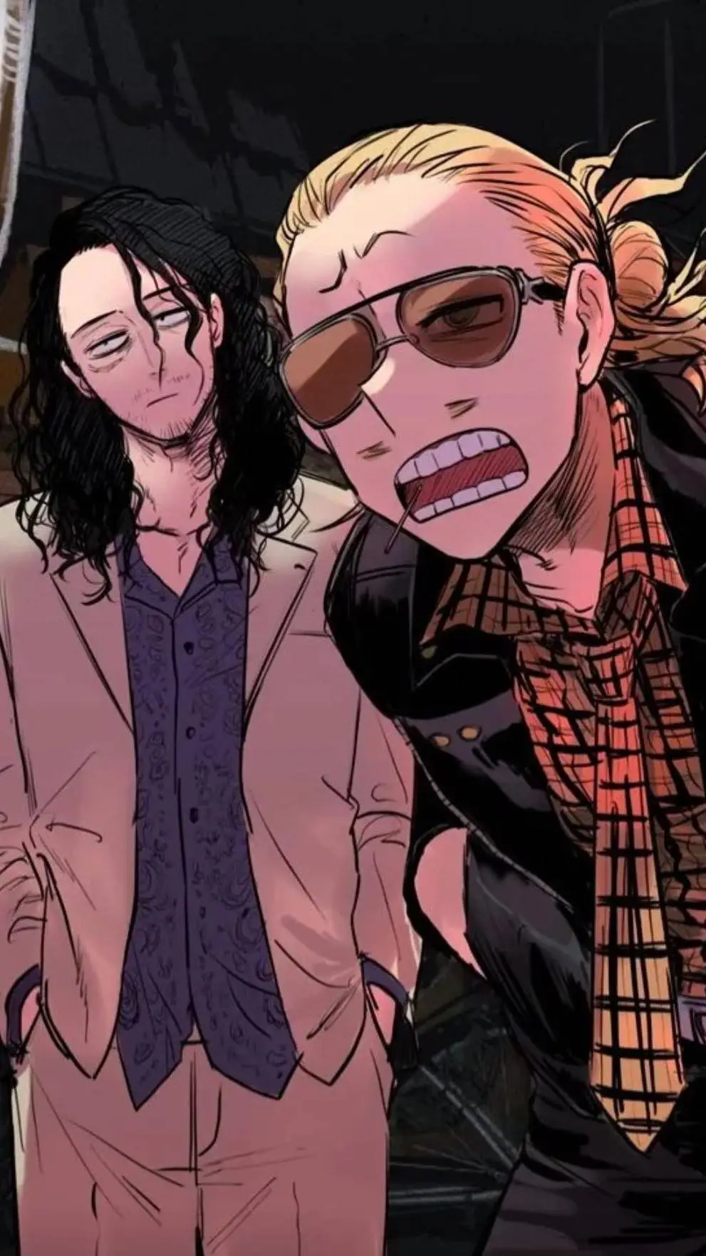 ai character: EraserMic stripers background