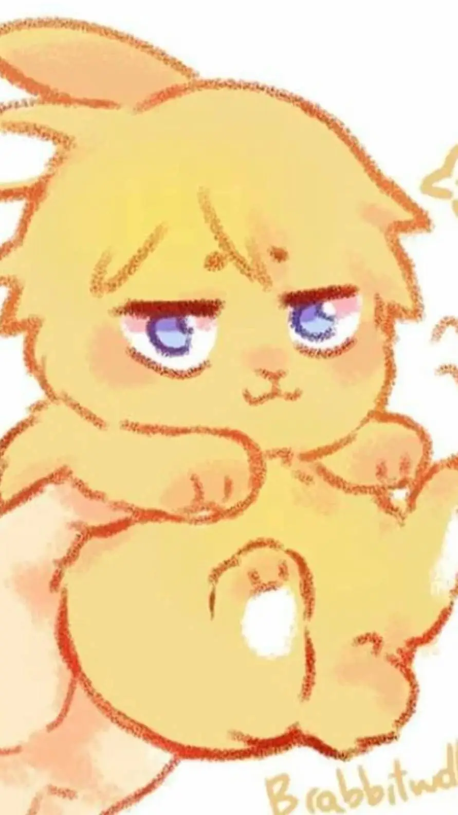 ai character: Monoma bunny background