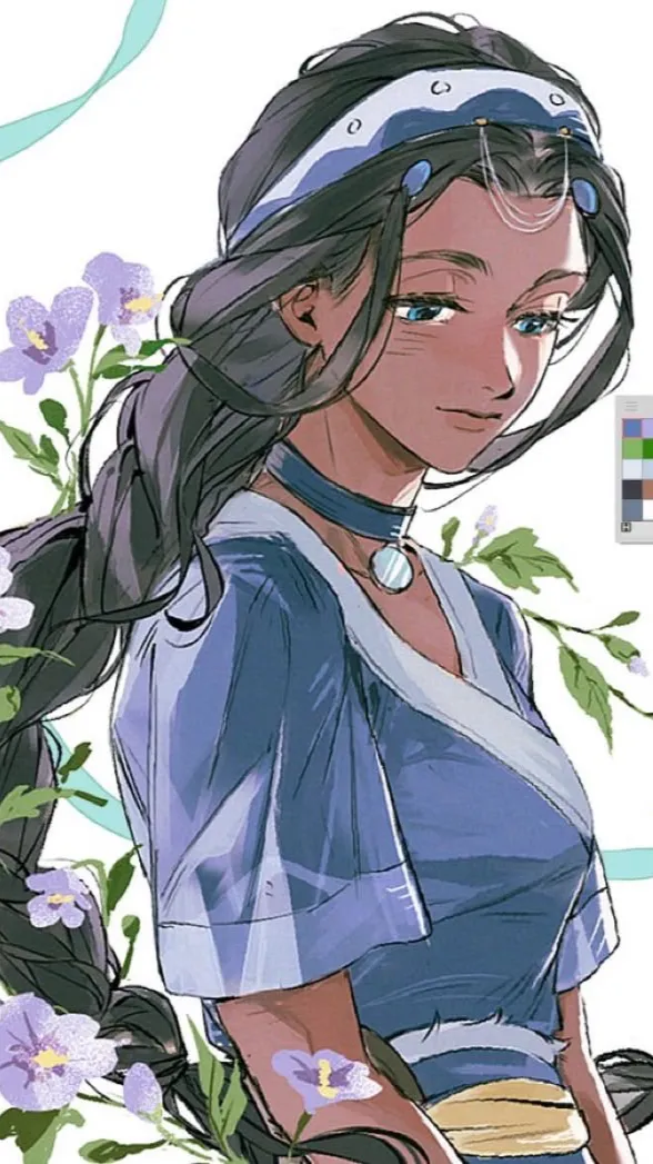 ai character: Katara  background