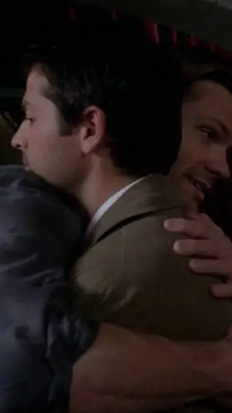 ai character: Sam & Castiel  background