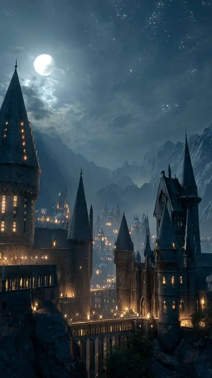 ai character: Hogwarts. background