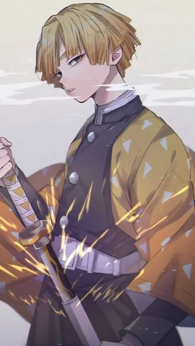 ai character: Zenitsu⚡ background